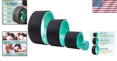 Yoga Wheel 3-Pack – Enhance Flexibility & Alleviate Back Pain, 10″ Diameter