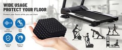 Treadmill Mat Pads 4PCS- Double-Sided Non-Slip – Anti Vibration Mat for