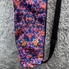 Boho Yoga Mat Bag Floral Tassel Strap Pink Blue Festival Gypsy Hippie Carrier