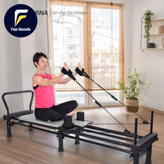 Reformer Home Workout Equipment Pilates Machine W/Resistance