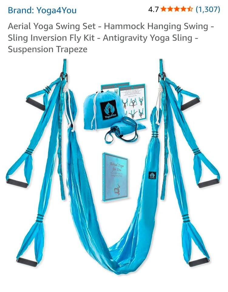 Yoga4You Aerial Yoga Swing Set Hammock Sling Trapeze