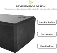 4″ Yoga Block 10 Pack Bulk EVA Foam Yoga Blocks Firm and Supportive Yoga Brick