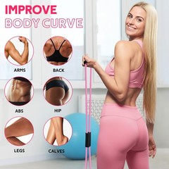 Home Pilates Kit for Women,Pilates Ring Set with Magic Circle,Resistance Band…