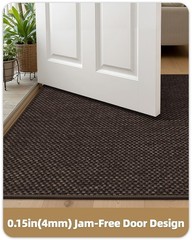 Dirt Trapping Mat Indoor, Non Slip Doormat, Woven Entrance Carpet, Clean…