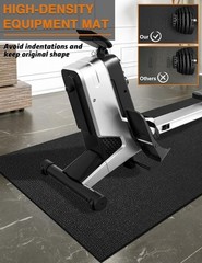 Treadmill Mat 96″x36″, Walking Pad Mat for Carpet Hardwood Floors 6mm