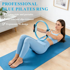 10 Pack Pilates Rings Set – 15″ Magic Circles for Yoga & Fitness Toning