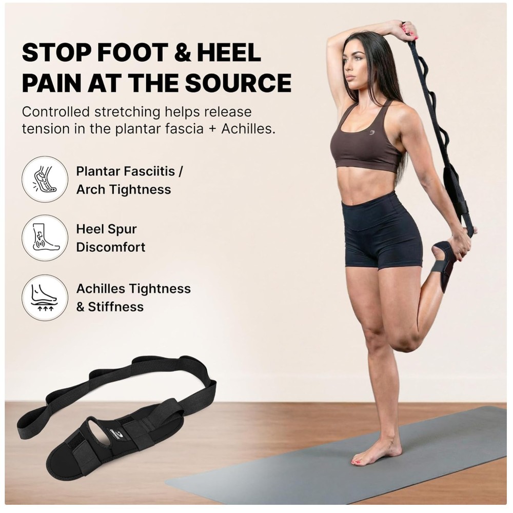 Yoga Leg Stretch Strap for Achilles Tendonitis