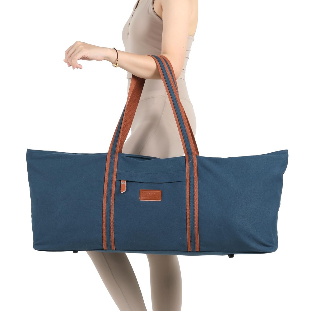 with Multi-Functional Storage Pockets Full-Zip Extra Large Yoga Mat Tote Bag …