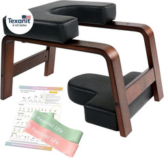 Yoga Inversion Bench- Headstand Bench for Home & Gym, Relieve Stress, Strengthen