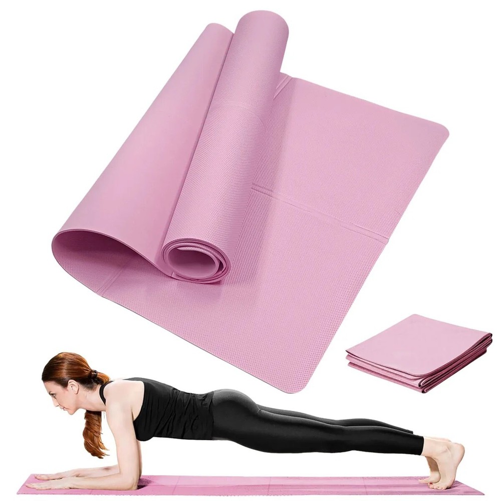 Yoga Mat Exercise Mat Thick Non-Slip Gym Sport Yoga Pilates Fitness Bag