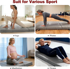 3 Inch Thick Yoga Mat 72 * 32 * 3 Inch Extra Thick Exercise Mats Non-Slip Workou