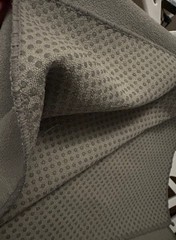 HOTWORX Yoga Mat Grip Towel 79” x 30″ Mat Hot Yoga Towel Non Slip Grey