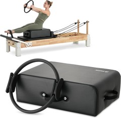 PAETA Pilates Box for Reformer, Pilates Reformer Accessories with Pilates Ring,