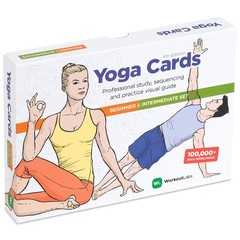 Plastic Yoga Cards with Sanskrit Language for Visual Learning, Sequencing…