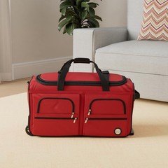 Rockland Rolling Duffel Bag 30″ RED
