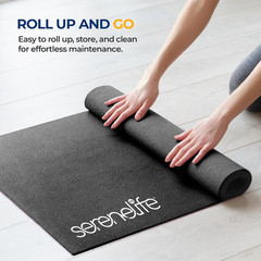 Yoga Mat 30″ X 60″, 6Mm Extra Thick Non-Slip Fitness Mat, Soft & Durable Exercis