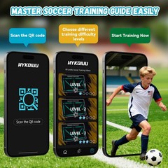 Soccer Training Mat With Instructional Video Improve Strength,Agility blue