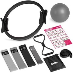 Home Pilates Kit for Women,Pilates Ring Set with Magic Circle,Resistance Band…