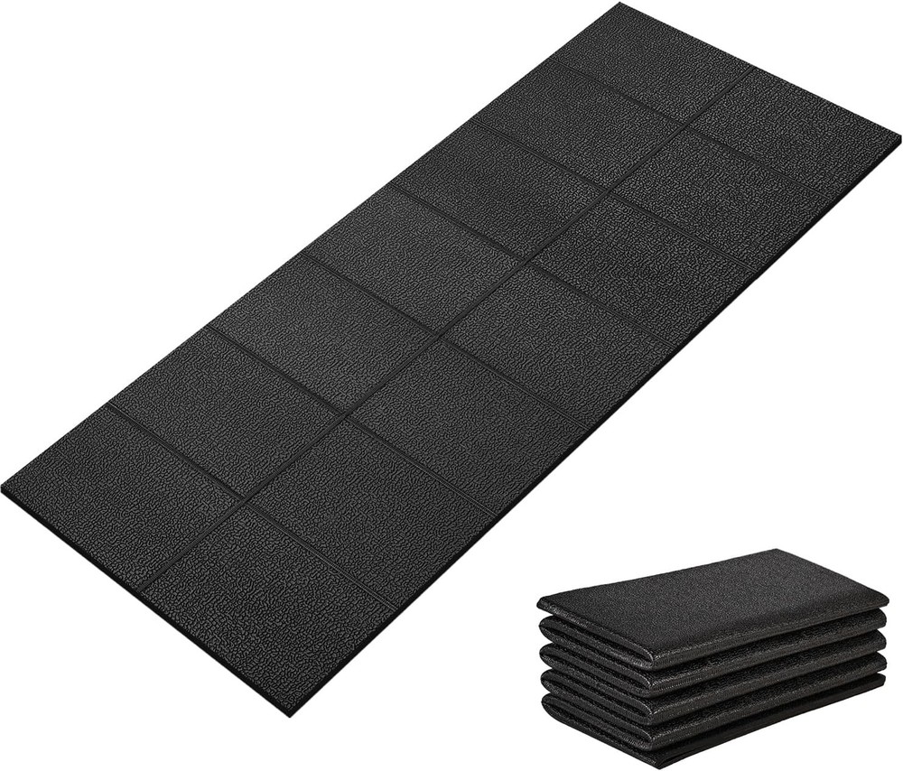 Treadmill Mat 68″x24″, Foldable Walking Pad Mat for Carpet Hardwood Floors 4mm