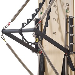 VEVOR Wall Mounted Pilates Reformer Machine Pilates Springboard Maple Wood Gym