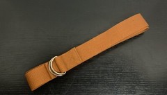 Meraki Yoga Strap – Durable Cotton 8 Ft Long with Metal D-Ring – Color Varies