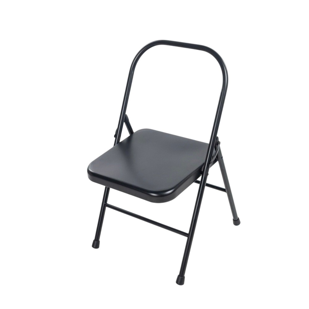 Yogikuti Iyengar Yoga Chair Metal Pune Backbend Prop NIB Meditation Fitness