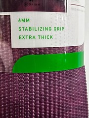 Gaiam Premium Tie Dye Yoga Mat – Purple – 68″L x 24″W x 6MM – BRAND NEW