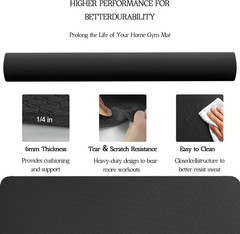 VTORY Extra Large Yoga Mat Thick Exercise Mat for Men and Women, Non-Slip, Durab
