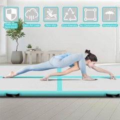 13FT/4m Gymnastics Mat Inflatable Air Tumble Track Training Floor Yoga Gym Sport
