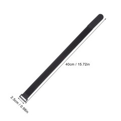 12Pcs Yoga Mat Bands Nylon Adjustable Straps Durable Black for Home Practice