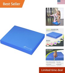 Exercise Balance Pad, Non-Slip Cushioned Foam Mat & Knee Pad for Fitness and …