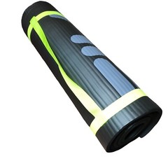 FILA Yoga Mat Sling Carrying Handle Fitness Foam Stretching Pad 3/8″ Thick 10mm