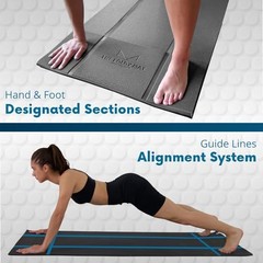 Foldable Yoga Mat Thick, in 6 Combinations; Greater Support and Protection for