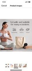 Shoppymind Yoga Mat Travel Carry Bag W/ Block Stretching Band Adjustable Strap