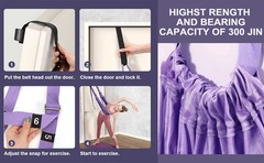 Leg Stretcher Strap – Yoga Stretching Strap,Yoga Door Swing,Backbend Training