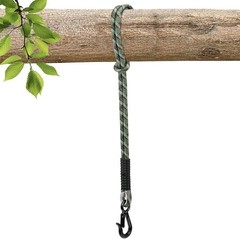 Camouflage Swing Ropes, Heavy Duty Straps with Comfort Grip & Snap Hooks for