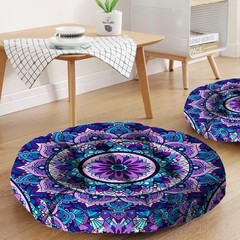 Mandala Meditation Cushion, Boho Meditation Mat, Meditation Pillows for Sitting