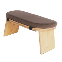 Modern Foldable Kneeling Meditation Bench with Cushion and Carrying Bag