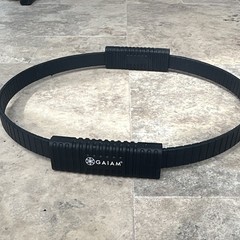 GAIAM Black Pilates Ring Circle, Plastic, Unisex Adults, 1 Count