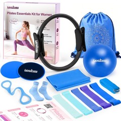 Home Pilates Kit for Petite Women, Pilates Ring and Ball Set 12” Magic Circl…