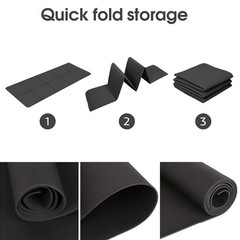EVA Yoga Mat 4mm Thick Non-Slip Exercise Pilates Fitness Mat 173x61cm