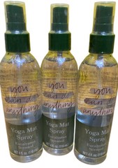 Lot of 3 You Can Do Anything Eucalyptus Yoga Mat Spray Cleaner 4oz Motivational