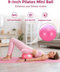 Home Pilates Essentials Kit for Women, Magic Circle Pilates Equipment Ring and B