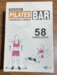 Shark Fitness Flexies Pilates Bar Workout Cards Deck of 58 New Sealed