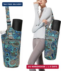 IwIeIaIrI Yoga Mat Bag for Women with Large Size Pocket and Zipper Pocket,Yoga B