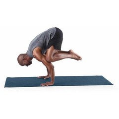 Yoga Mat Blue Pilates Fitness Exercise Health Women Men Children