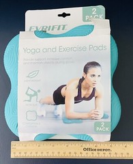 New Evrifit Yoga And Exercise Pads Knee/Elbow Opened Package-AA300