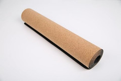 BON Yoga Mat – 100% Biodegradable Cork & Natural Rubber, Non-Slip, Pilates Mats,