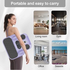 Multifuncional Pilates Board & Push Up System with Timer, Ab Wheel & Core Sli…