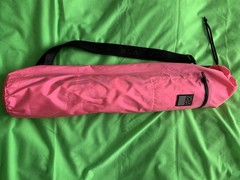 VSX Sport Pink Yoga Mat & Bag with Zip Pocket Adjustable Carrying Strap